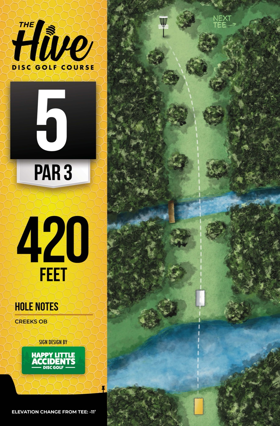 The Hive Gold layout, Hole 5