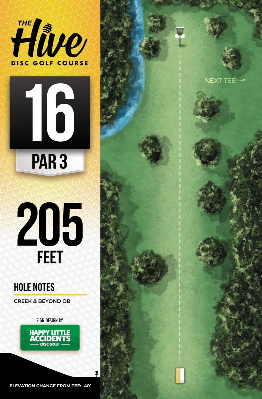 The Hive Gold layout, Hole 16