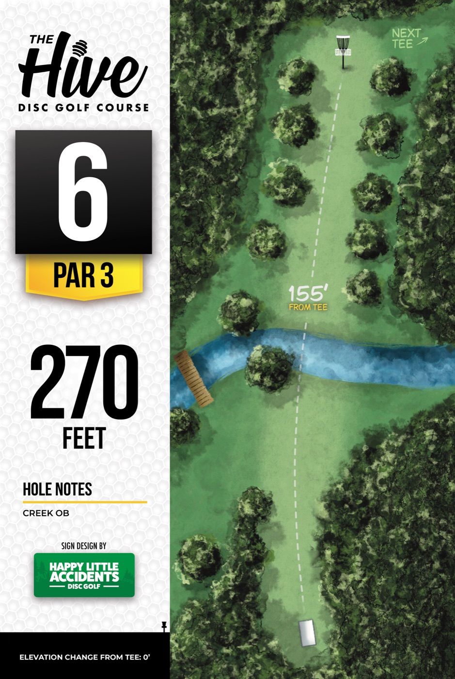 The Hive White layout, Hole 6
