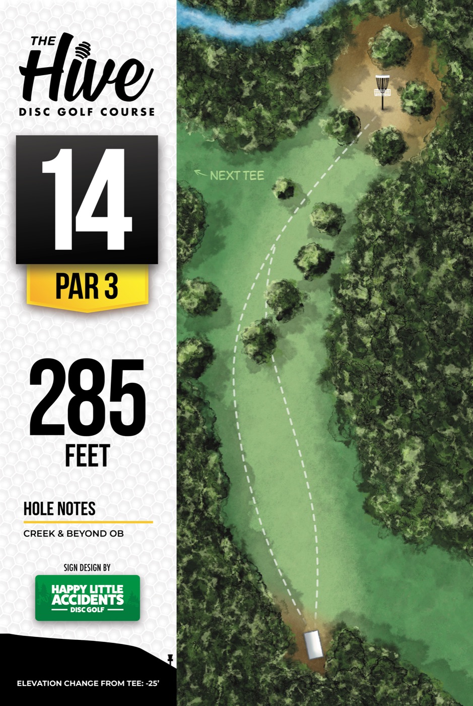 The Hive White layout, Hole 14