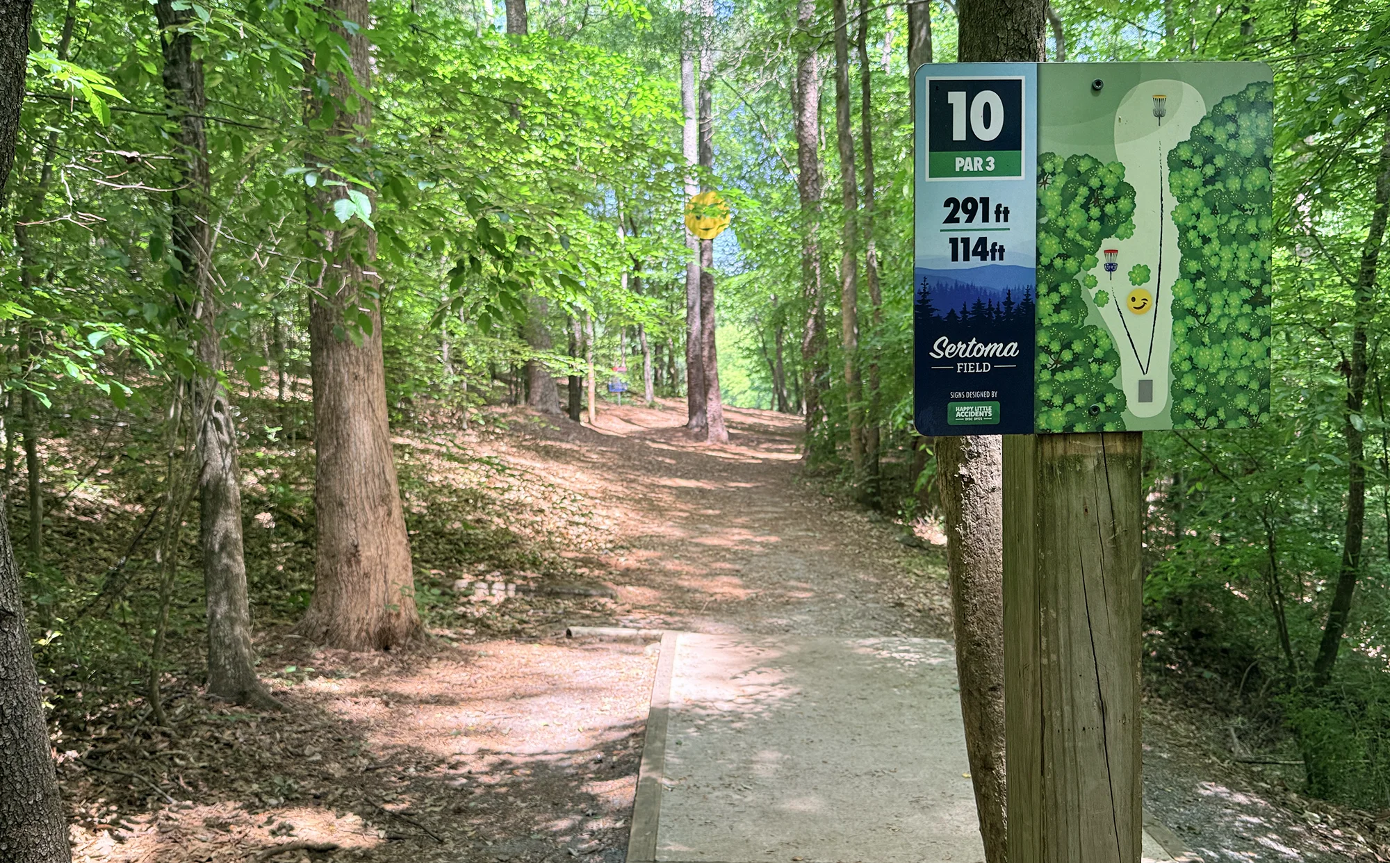 Sertoma Field Custom Disc Golf Tee Sign by Happy Little Accidents